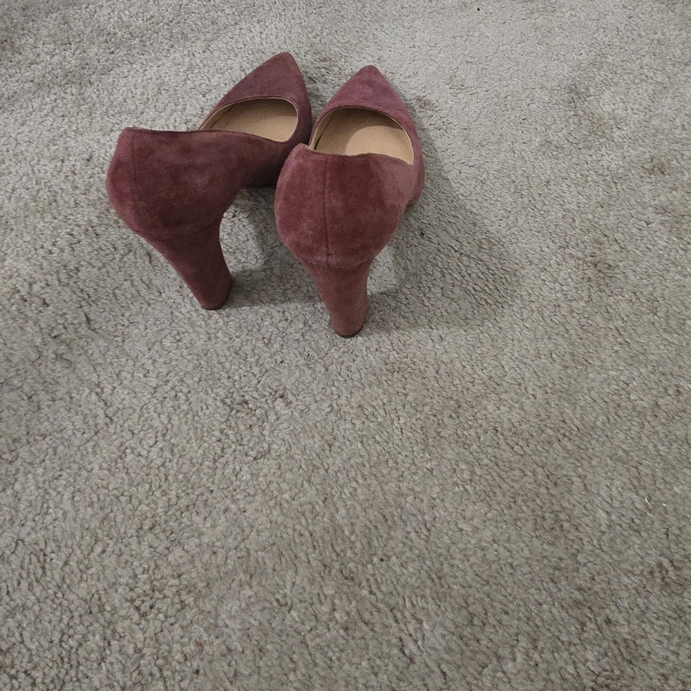 Steve Madden Primpy Brown Pointed Toe 4 Inch Block Heel Size 8.5. Preowned. - Picture 5 of 6